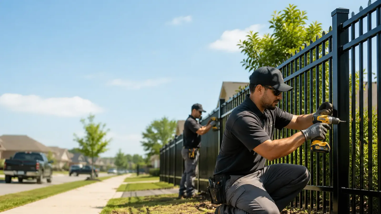 Metal Fence Installation in Saratoga, AR